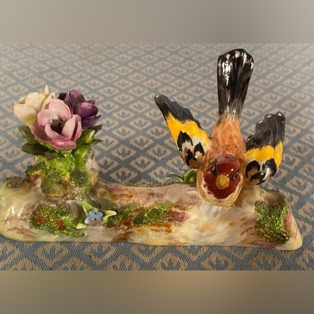 Crown Staffordshire J T Jones Gold Finch Figurine
